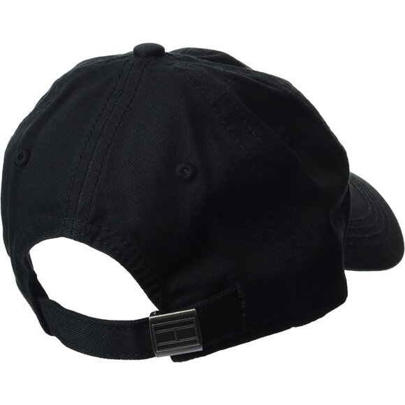 Tommy Hilfiger Men's Cotton Logo Adjustable Baseball Cap Classic Look - Picture 2 of 3